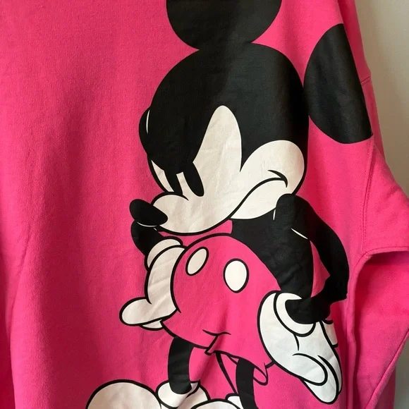 Disney - Pink Mickey Mouse Sweatshirt - Picture 2 of 7